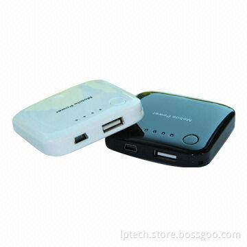 2013 Hot Sale, 2,000mAh Emergency, Portable 5V Mobile Phone Charger, Easy to Carry
